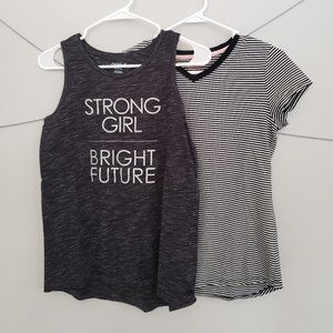 2 Girls XL Cat & Jack T-Shirts